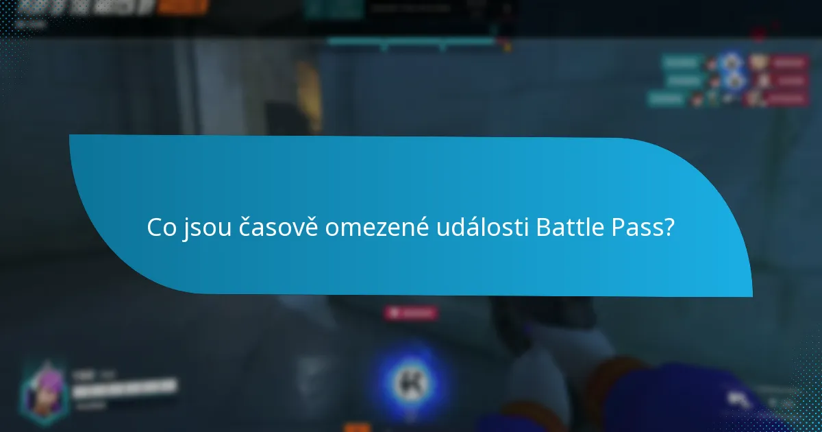 Co jsou sezónní události Battle Pass?