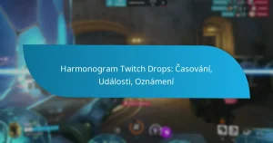 Harmonogram Twitch Drops: Časování, Události, Oznámení