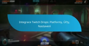 Integrace Twitch Drops: Platformy, Účty, Nastavení