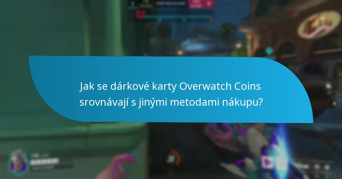 Jak používat dárkové karty Overwatch Coins?
