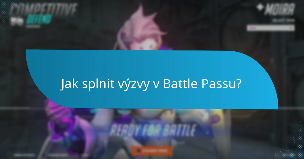 Jaké odměny můžete získat z výzev v Battle Passu?