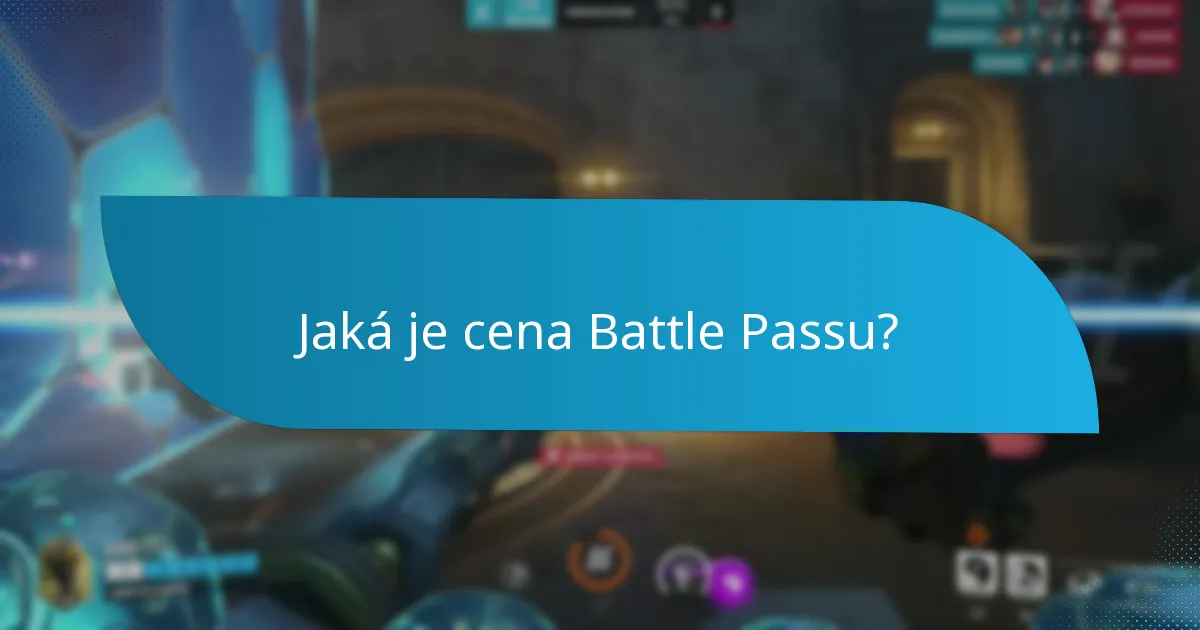 Jaká je cena Battle Passu?
