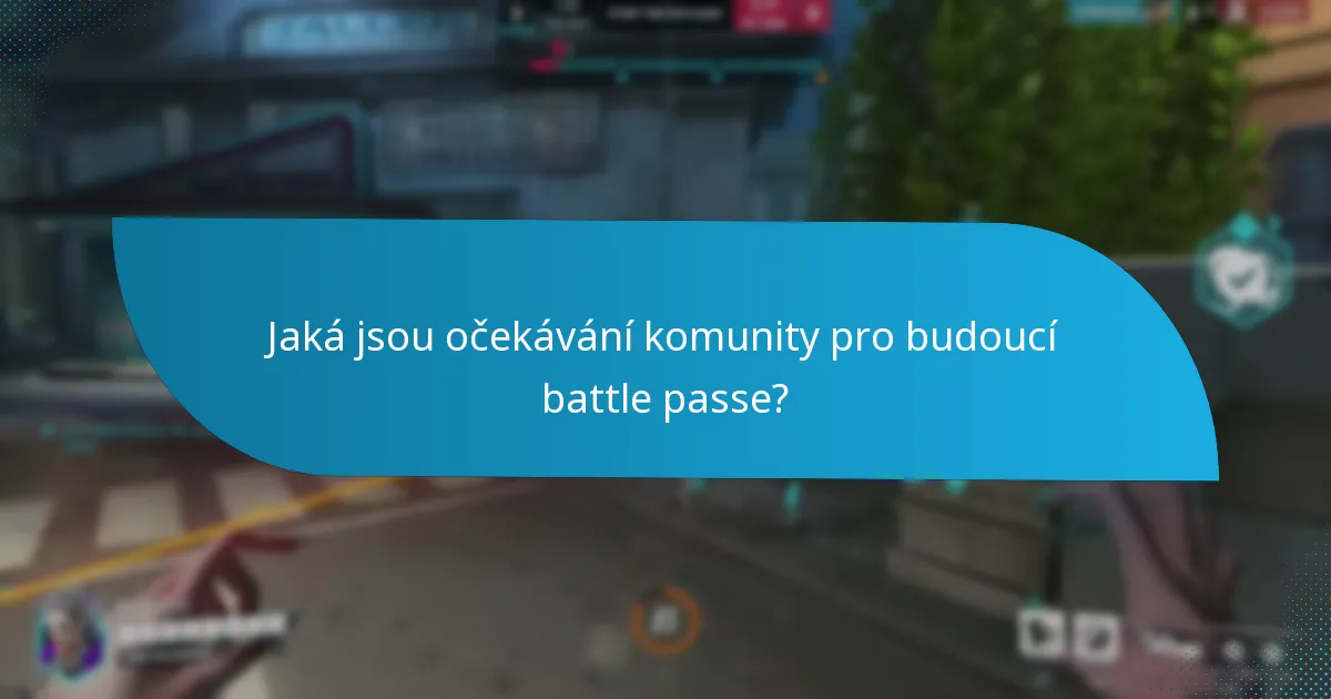 Jaká jsou očekávání komunity pro budoucí battle passe?
