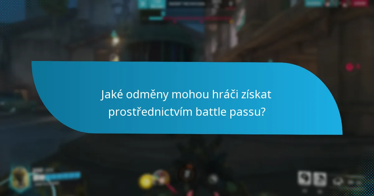 Jaké odměny mohou hráči získat prostřednictvím battle passu?